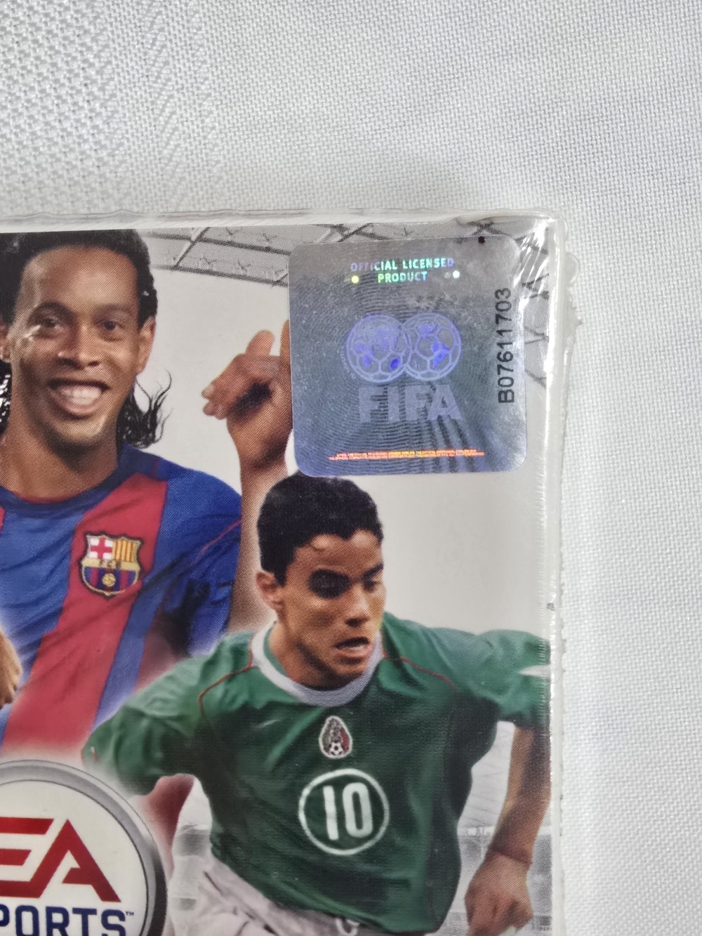 EA Sports Soccer Game Cover - Green Jersey Player